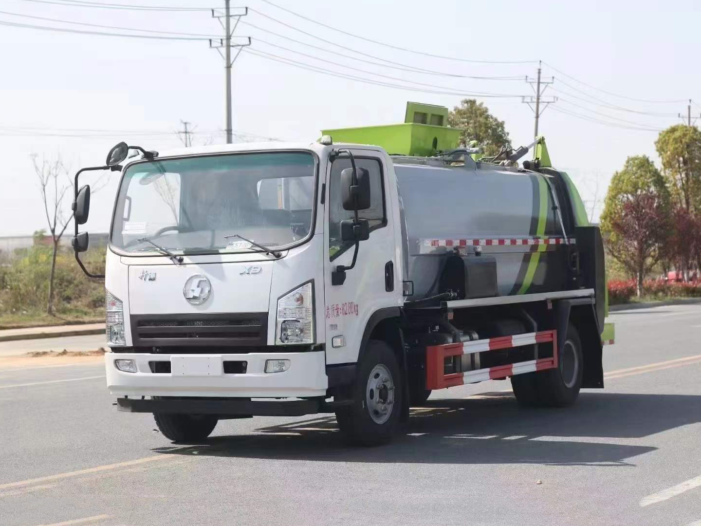 国六陕汽轩德餐厨垃圾车